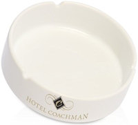 Ceramic Mugs: 4 Inch Round Ceramic Ashtrays